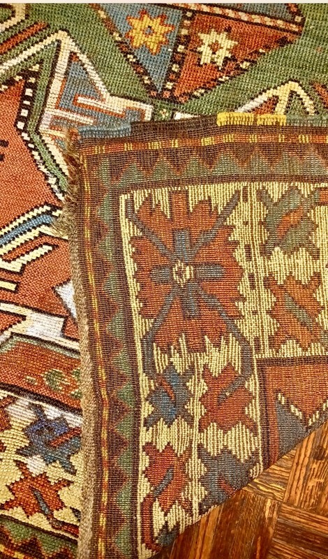 Antique Caucasian Lenkoran Runner,ca. 1875; 4 ft x 9 ft gallery