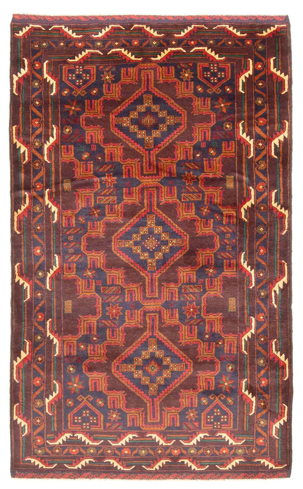 3'10" x 6'6" Vintage Hand Knotted Area Rug Traditional Oriental Wool Carpet gallery