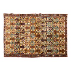 Turkish Rug, Vintage Rug, 3’6 x 5’4 feet, Oushak Rug, Antique Rug, Oriental Rug