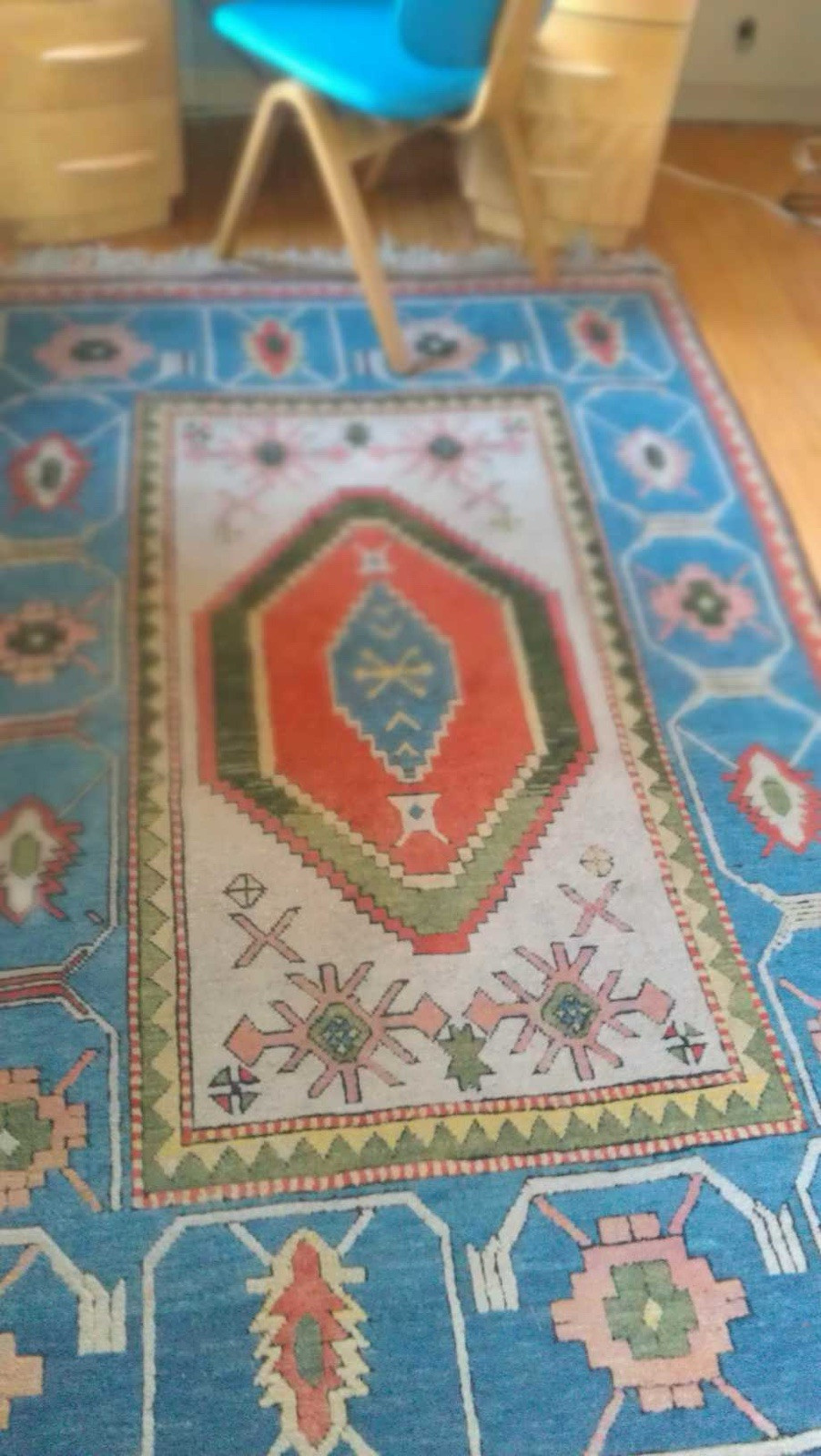 Antique Rug 55” X 86” Rug Turkish 1930s Excellent Condition gallery