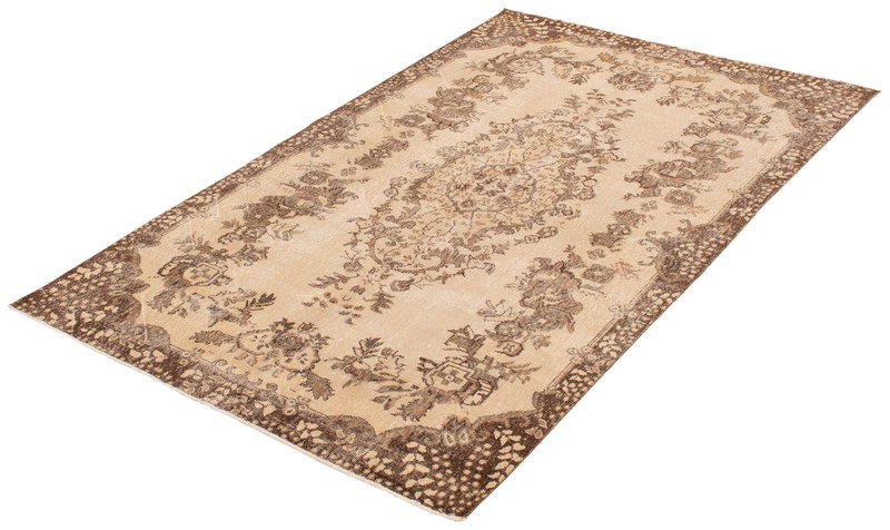 Vintage Hand-Knotted Area Rug 5'8" x 9'6" Traditional Oriental Wool Carpet gallery