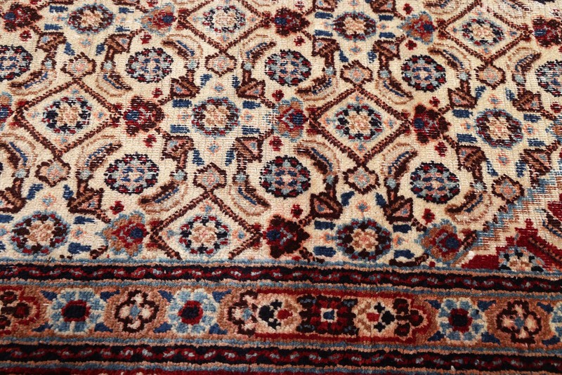 Traditional Vintage Hand-Knotted Carpet 9'5" x 12'6" Wool Area Rug gallery