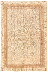 Vintage Oriental Hand-Knotted Carpet 6’6″ x 9’8″ Traditional Wool Area Rug