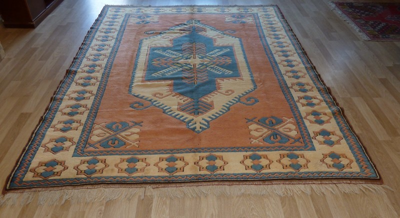 1970's Fine Antique Caucasian Kazak Handmade Rug 8Ft X 10' 7" Free Shipping gallery
