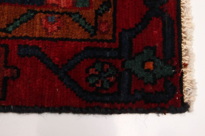 Vintage 3'8" x 6'0" Traditional Hand Knotted Vegetable Dye Wool Area Rug gallery