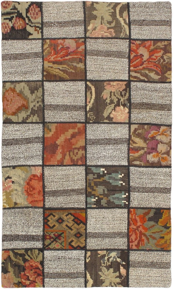 Vintage Hand Woven Area Rug 3'3" x 5'5" Traditional Wool Oriental Carpet
