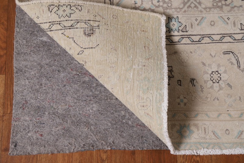 Distressed Traditional Muted Area Rug 7x10 ft Hand-knotted Wool Vintage Carpet gallery