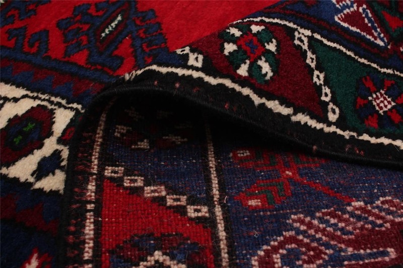 Vintage Hand-Knotted Carpet 4'11" x 8'6" Traditional Oriental Wool Area Rug gallery