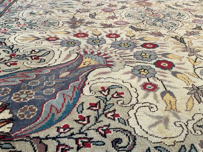 6x10ft Turkish Rug Vintage 1939-1950's Natural Dye Wool Pile Bunyan Rug 6’5”x10’ gallery