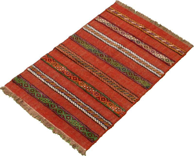 Vintage Hand Woven Area Rug 3'5" x 5'0" Traditional Wool Oriental Carpet gallery