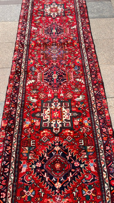 3' x 15'11'' Vintage Rug Runner Carpet Natural Village Handmade Rug.SKU:P1756 gallery