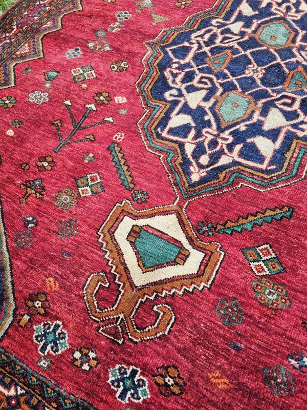5.7 x 9.8 ANTIQUE KAZAK VINTAGE HERIZ RUG CAUCASIAN SERAPI OUSHAK KAZAK SHIRVAN gallery