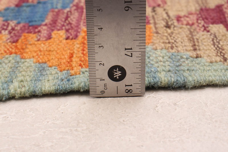 Vintage Hand Woven Area Rug 3'11" x 5'6" Traditional Wool Oriental Carpet gallery