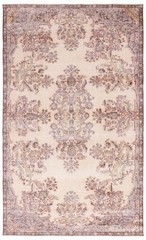 Vintage Hand-Knotted Area Rug 5’5″ x 12’8″ Traditional Oriental Wool Carpet