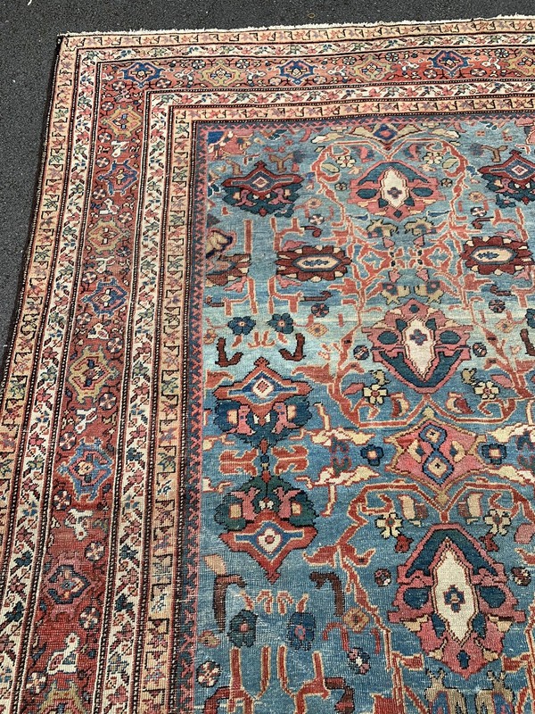 Rare beautiful antique hand made mahalcrapet size 330x212cm gallery