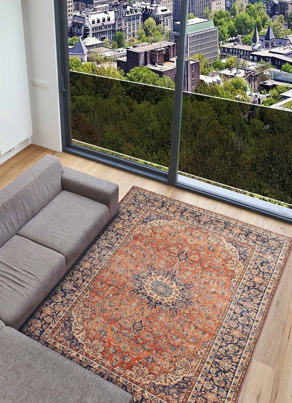 9'9" x 13'4" Vintage Hand Knotted Area Rug Traditional Oriental Wool Carpet gallery