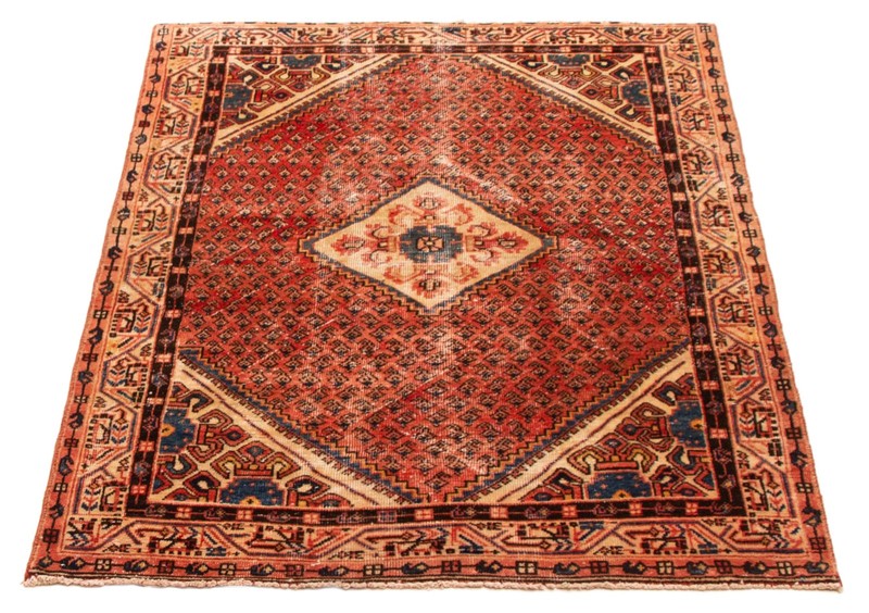 Traditional Vintage Hand-Knotted Area Rug 4'0" x 6'6" Oriental Wool Carpet gallery