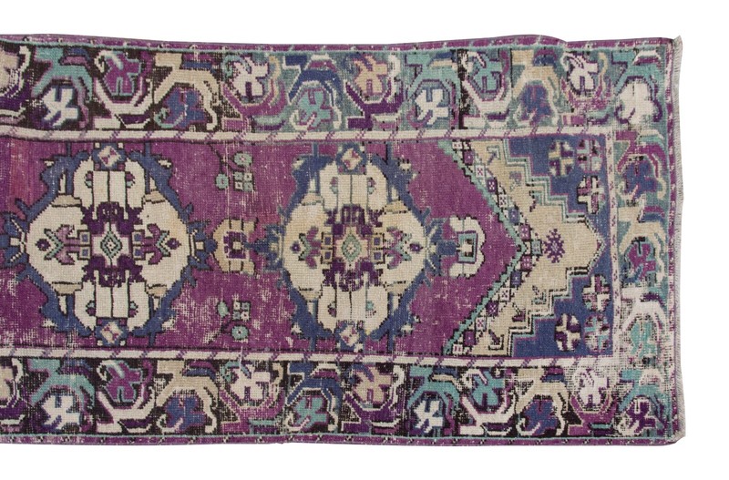 Oushak Rug,Runner Rug,Turkish Runner,Vintage Runner,Floor Rug, 2'11 x 9'10 feet gallery