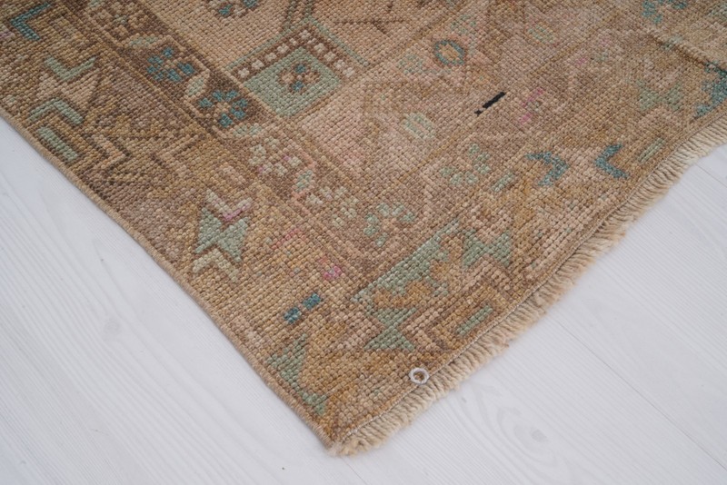 4x8 ft Rug Handmade Faded Turkish Carpet Vintage Area Rug Oushak Rug Antique 219 gallery