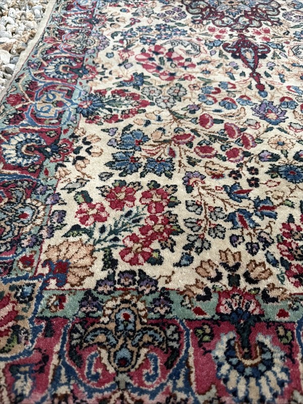 Antique Genuine Hand Knotted Vintage Vegetables Dye Area Rug Carpet 6 Ft X 3 Ft gallery