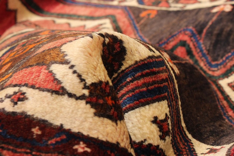 3'8" x 13'0" Vintage Hand-knotted Runner Rug Traditional Oriental Wool Carpet gallery