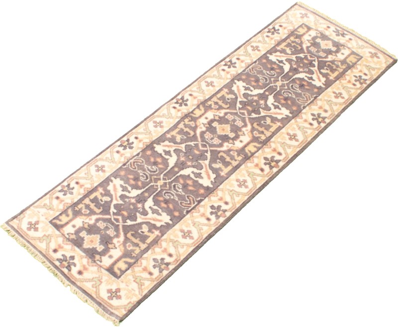 2'7" x 8'1" Vintage Hand-knotted Runner Rug Traditional Oriental Wool Carpet gallery