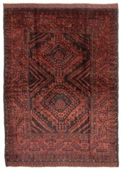 Vintage Hand-Knotted Area Rug 4’3″ x 6’0″ Traditional Oriental Wool Carpet