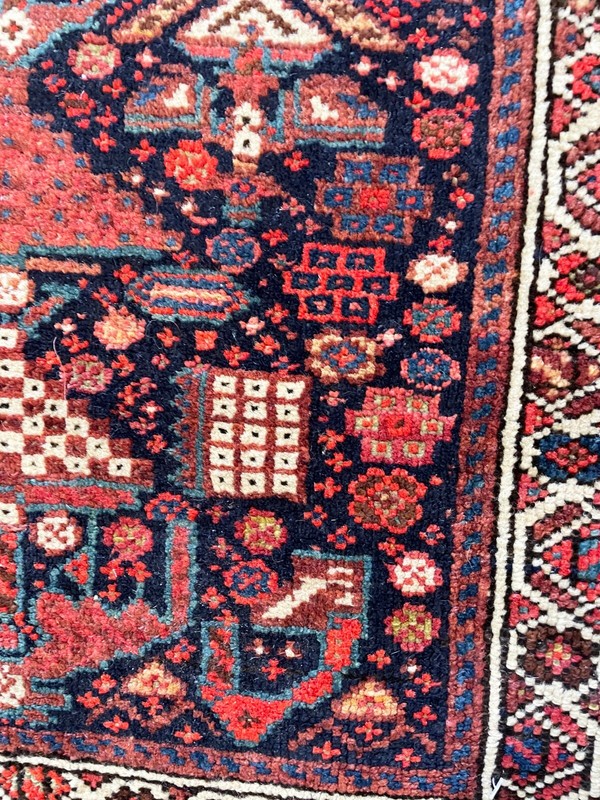 Antique Handmade Azerbaijan Rug/ Bag, 22" x 24" #17545 gallery
