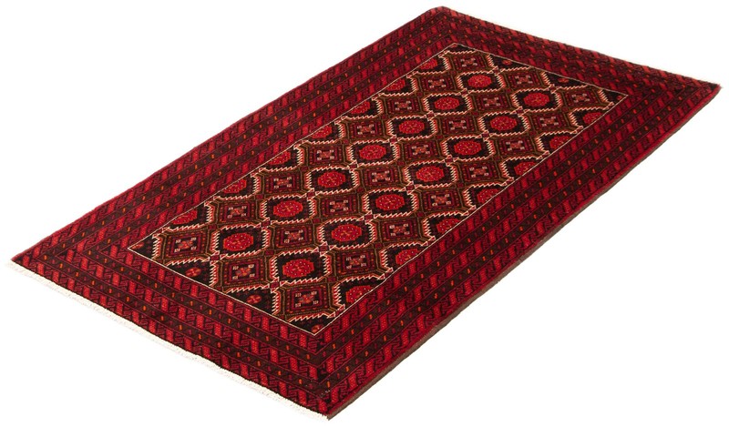 Vintage Hand-Knotted Area Rug 3'6" x 6'7" Traditional Oriental Wool Carpet gallery