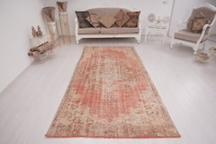 5×9 Oriental Vintage Rug Oushak Area Rug Turkish Rug Handmade Rug Neutral Rug 35