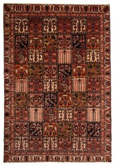 Vintage 6’6″ x 9’9″ Traditional Hand Knotted Vegetable Dye Wool Area Rug