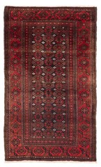 Vintage Traditional Hand-Knotted Area Rug 3’1″ x 5’4″ Oriental Wool Carpet