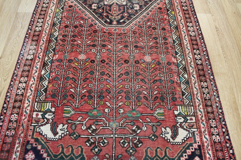 Antique Handmade Oriental Tribal Runner Circa 1920 gallery