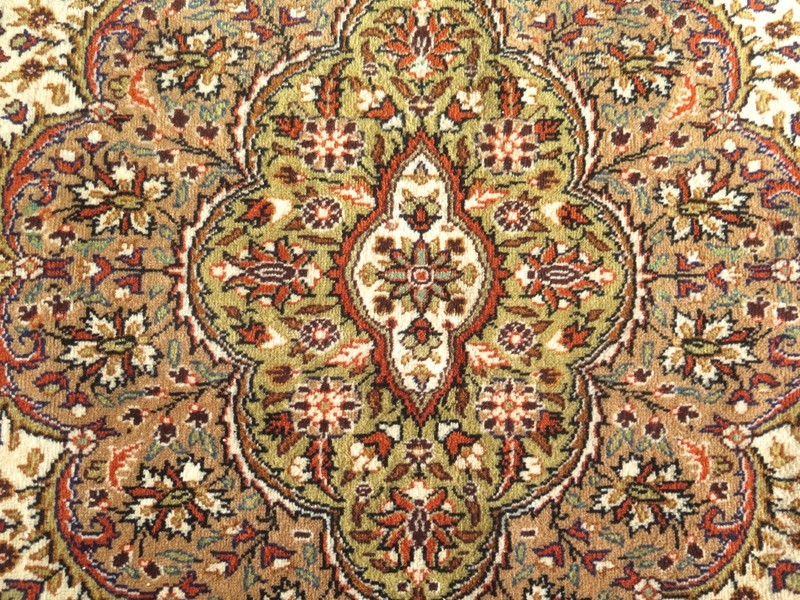 Large Floor Carpet, Vintage Oriental Medallion Wool Rugs Teppiche Tapis 79"X120" gallery
