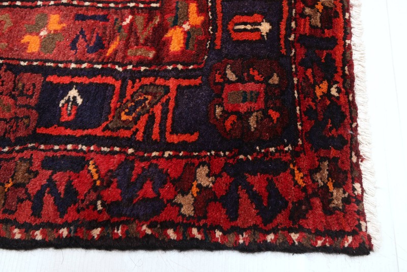 Vintage Hand-Knotted Carpet 4'11" x 9'10" Traditional Oriental Wool Area Rug gallery