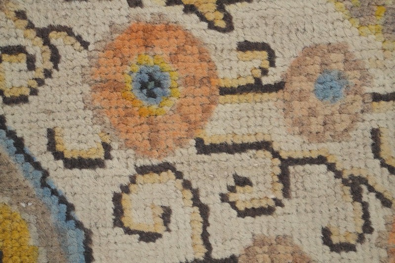 Traditional Peach Wool Hand-knotted Floral Living Room Area Rug 10x13 Carpet gallery