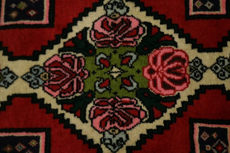 3'2" X 8'11 ft Vintage Runner Rug Floral Design Hallway & Kitchen Carpet 3X9 ft gallery