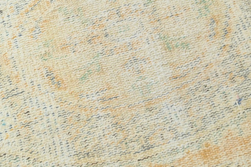 Vintage Turkish Runner Rug 2x10ft ORANGE Handmade Anatolian Oushak Hallway Wool gallery