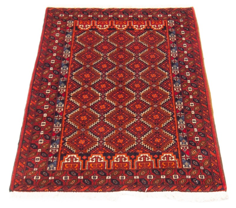 Vintage Hand-Knotted Area Rug 3'1" x 5'6" Traditional Wool Carpet gallery