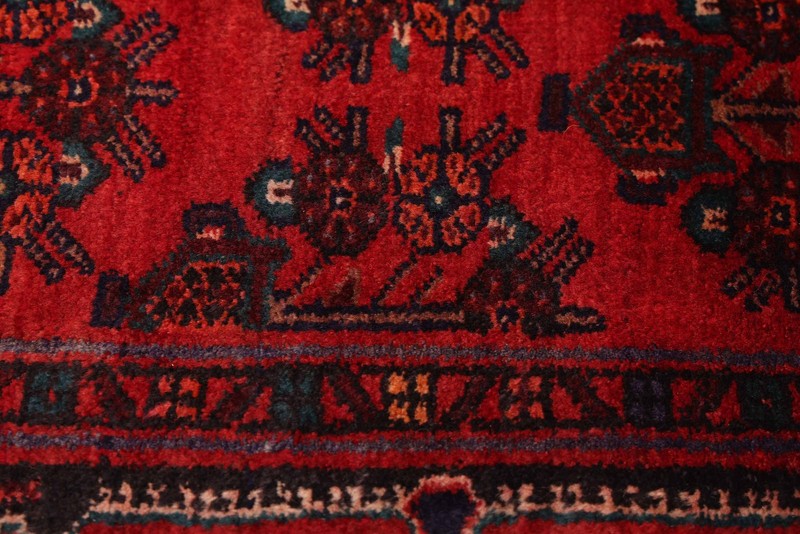 Vintage 4'9" x 8'10" Traditional Hand Knotted Vegetable Dye Wool Area Rug gallery