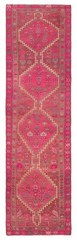 3’6″ x 13’2″ Vintage Hand-knotted Runner Rug Traditional Oriental Wool Carpet