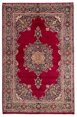 Vintage 6’5″ x 9’9″ Traditional Hand Knotted Vegetable Dye Wool Area Rug