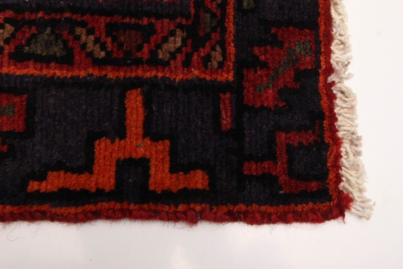 Vintage 3'9" x 6'4" Traditional Hand Knotted Vegetable Dye Wool Area Rug gallery