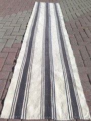 Rug Runner, Stairs Rug, Hallway Rug, Wool Kilim Runner, Carpet Runner 26″x116″