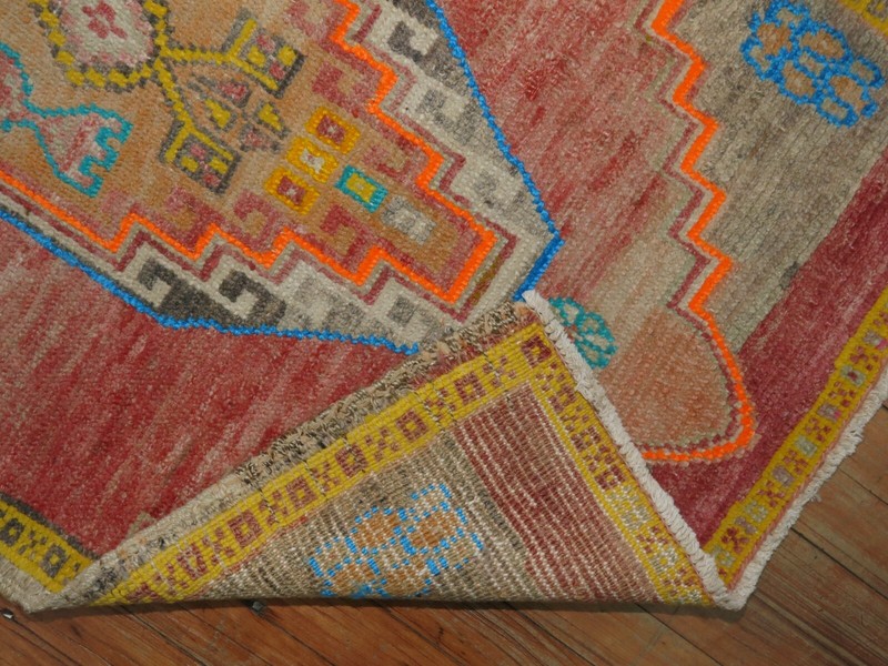Vintage Turkish Oushak Rug Size 2'7''x4'6'' gallery
