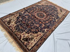 5×8 ft Afghan Hand Knotted Antique Baluchi Rug Medallion Oriental Persian Carpet
