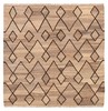Vintage Hand Woven Area Rug 5'3" x 5'3" Traditional Wool Oriental Carpet gallery