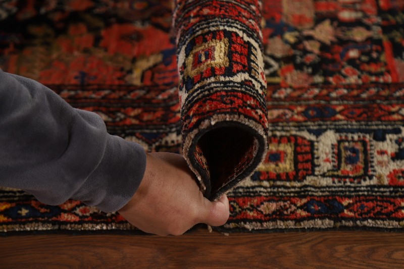 vegetable Dye Bidjar Traditional Runner Antique Rug 4'x15' Handmade Wool Carpet gallery