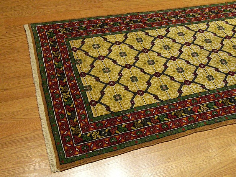 3.2 x 7 Hand Knotted High Quality Sarab Runner_Veggie Dyes Fine Wool _ Sturdy gallery