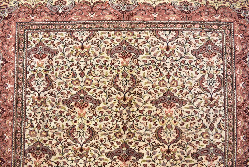 Turkish Rug 78''x113'' Bunyan Carpet Vintage 201x289cm Floral Decor Wool Rug 6x9 gallery